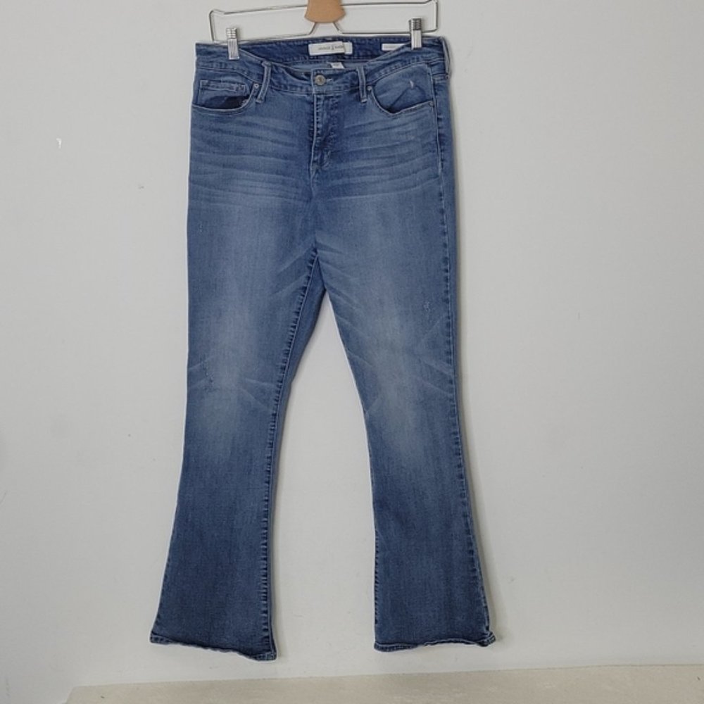 Vintage America Wonderland Micro Bootcut Jeans Size 10